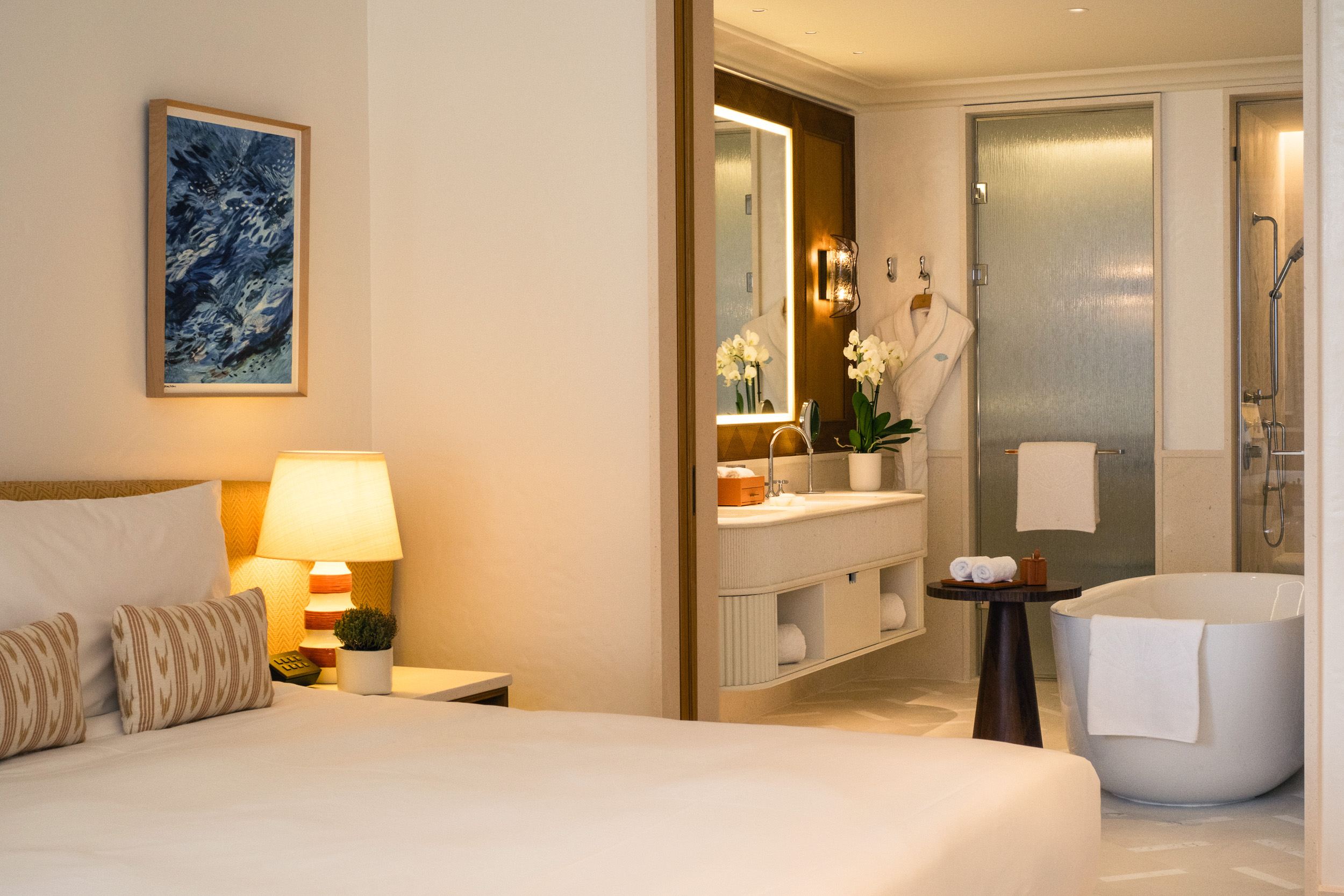 Mandarin Oriental Punta Negra Mallorca Deluxe Zimmer mit Gartenblick und mediterran inspiriertem Interieur | nova-reisen