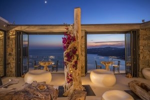 bestes essen in romantischer stimmung im myconian utopia resort relais und chateaux in mykonos griechenland