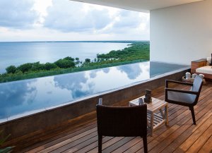 luxuriöse suite im nizuc resort in cancun mexiko