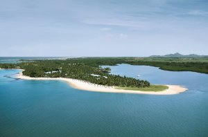 traumhaftes meer und strand im one & only le saint geran luxus resort auf mauritius