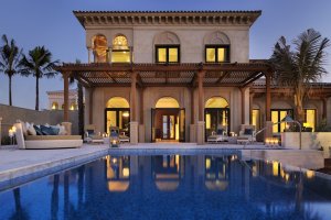 private luxus villa mit pool im one and only the palm in dubai