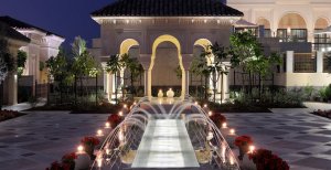 spiritueller eingang vom spa im one and only the palm in dubai