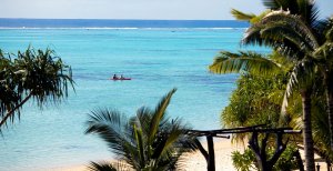 wunderschöner meerblick im pacific resort aitutaki in der südsee cook inseln