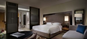 modernes schlafzimmer im Park Hyatt Hotel & Villas in abu dhabi