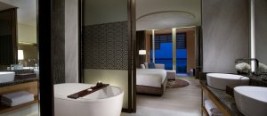 luxus badezimmer und schlafzimmer im Park Hyatt Hotel & Villas in abu dhabi