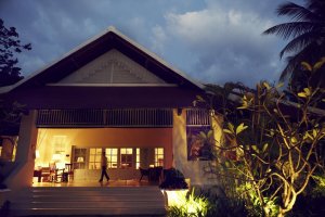 luxuriöse villa im Hotel Raffles Grand d' Angkor in siem reap kambodscha