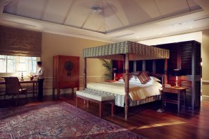 traumhafte colonial villa im Hotel Raffles Grand d' Angkor in siem reap kambodscha