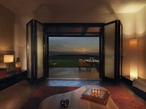 luxus wohnzimmer einer suite im rocco forte verdura resort hotel in sizilien italien