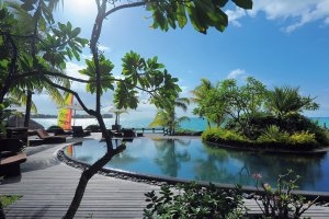 traum pool im beachcomber hotel royal palm luxus resort auf mauritius