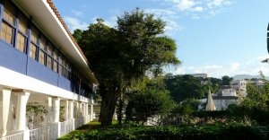 traumhafter garten im relais & chateaux santa teresa luxus hotel in rio de janeiro brazilien 