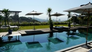luxus pool mit aussicht im relais & chateaux santa teresa hotel in rio de janeiro brazilien 