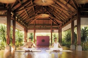 erholungsoase yoga pavilion im shanti maurice - a nira resort auf mauritius