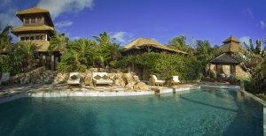 wunderschöner pool auf der richard bransons necker island in der karibik british virgin islands 