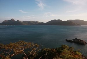 Blick auf die Bay Canh Island, Six Senses Resort Con Dao, Vietnam