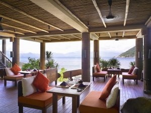 bestes essen mit meerblick im Six Senses Hideaway Ninh Van Bay vietnam