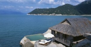luxus villa am meer im Six Senses Hideaway Ninh Van Bay in vietnam