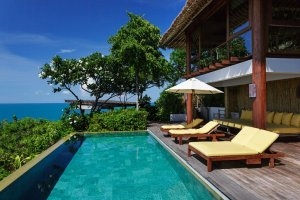 private villa mit pool im six senses samui resort auf koh samui thailand