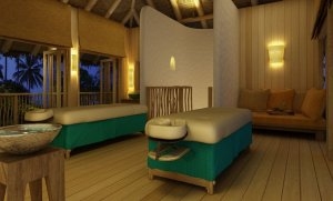 entspannender spa in der villa der privaten residenzen auf den malediven im soneva fushi resort 