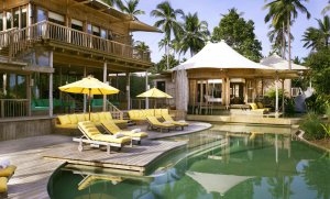 private villa mit pool im soneva kiri resort auf koh kood thailand