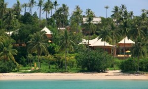 luxus villa am strand im soneva kiri resort auf koh kood thailand