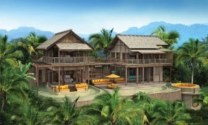 private villa mit zwei schlafzimmer und privatem pool im soneva kiri resort auf koh kood thailand