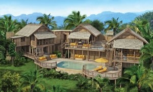 eco luxus villa mit pool im soneva kiri resort auf koh kood thailand