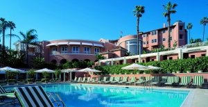 traumhafter pool im the beverly hills luxus hotel in beverly hills kalifornien usa