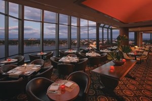 wunderschöner ausblick vom restaurant im the breakers in den usa florida palm beach 