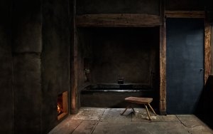 stilvolles badezimmer im penthouse im greenwich luxus hotel in tribeca manhattan new york city usa