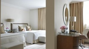 twin bedroom im The Marylebone Hotel, London
