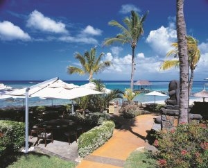 wunderschönes restaurant unter freiem himmel im the oberoi auf Mauritius