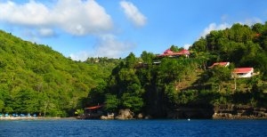 wunderschönes meer im ti kaye luxus resort in st. lucia karibik