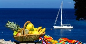 romantisches picknick am meer im ti kaye luxus resort in st. lucia karibik