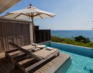 Villa mit private Pool im Trisara Hotel & Villas auf Phuket