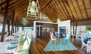Tolles Restaurant FISH im w maldives resort im ari atoll malediven im indischen ozean